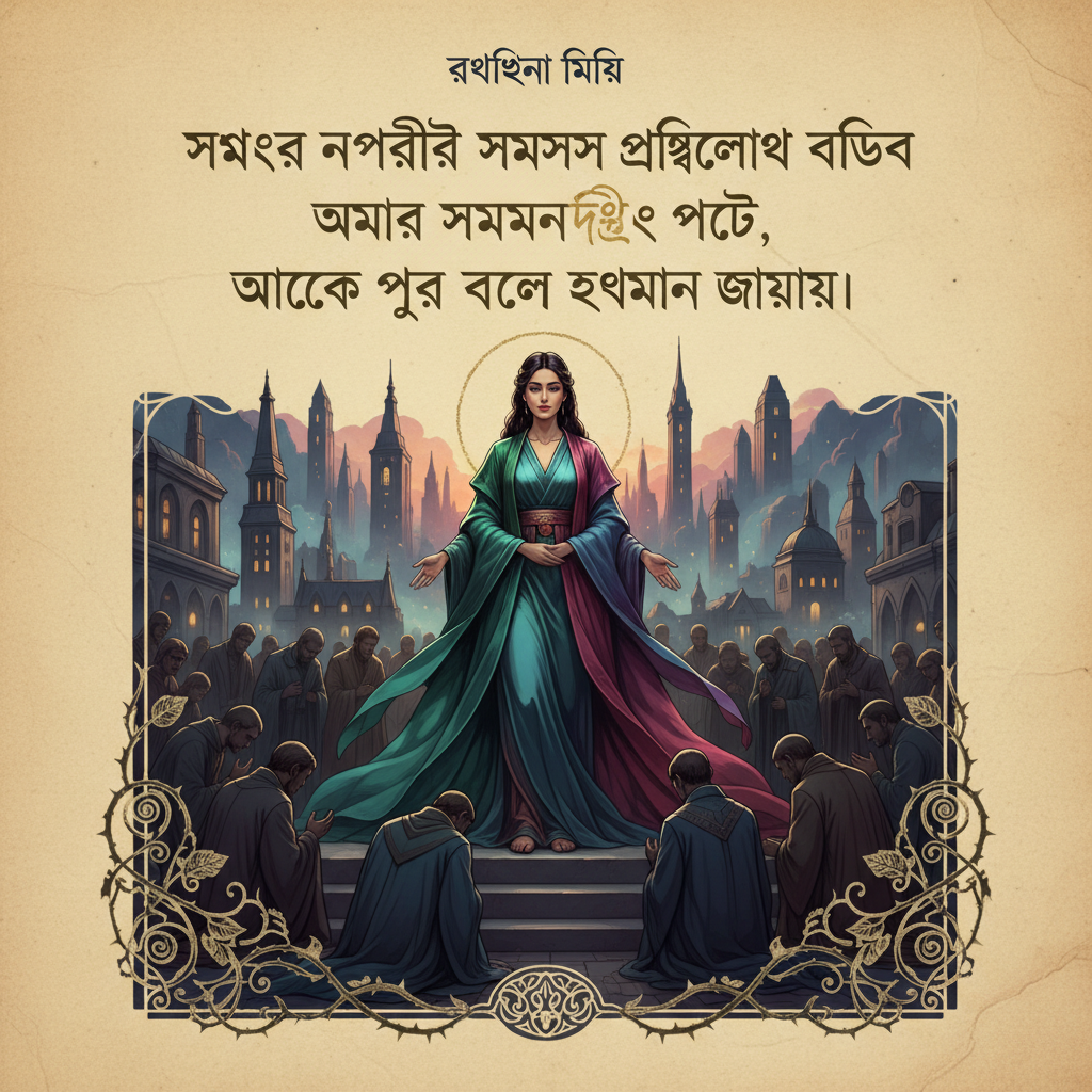 সমগ্র নগরীর সমস্ত প্রভাবশালী ব্যক্তি আমার সামনে跪ে পড়ে আমাকে গুরু বলে সম্মান জানায়।